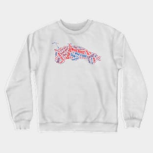 Rocket League Octane Wordcloud Crewneck Sweatshirt